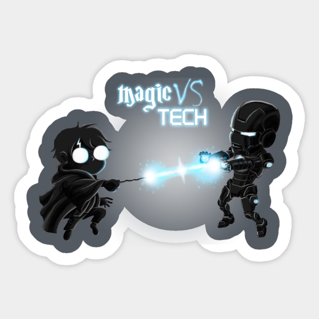 Magic Vs Tech Sticker by nukhongwom